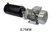 交流液壓動力單元（圓）0.75KW臥式液壓動力單元